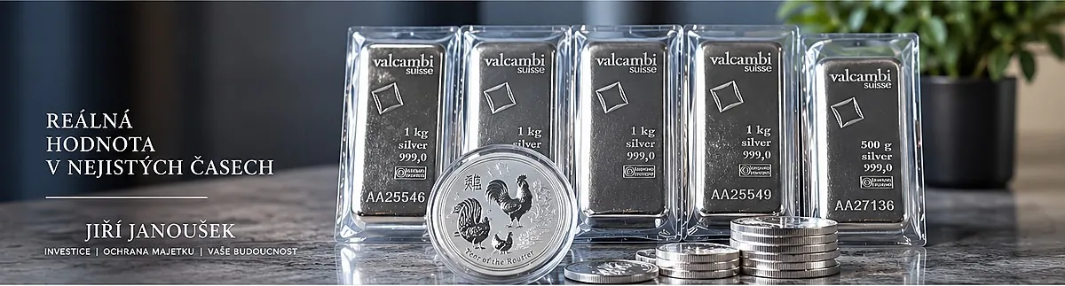 Investiční stříbro – stříbrné slitky a investice do stříbra